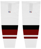 Athletic Knit (AK) HS2100-583 2015 Arizona Coyotes White Mesh Ice Hockey Socks
