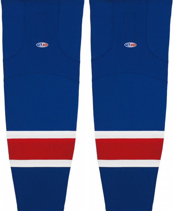 Athletic Knit (AK) HS2100-606 2021 Montreal Canadiens Reverse Retro Royal Blue Mesh Ice Hockey Socks Small - 21