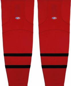 Athletic Knit (AK) HS2100-607 2021 Ottawa Senators Reverse Retro Red Mesh Ice Hockey Socks
