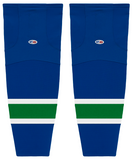 Athletic Knit (AK) HS2100-622 2004 Vancouver Canucks Royal Blue Mesh Ice Hockey Socks