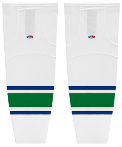 Athletic Knit (AK) HS2100-623 2004 Vancouver Canucks White Mesh Ice Hockey Socks