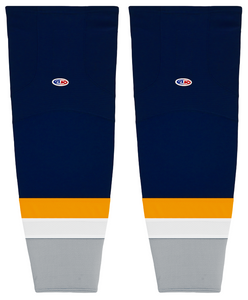 Athletic Knit (AK) HS2100-671 Nashville Predators Navy Mesh Ice Hockey Socks