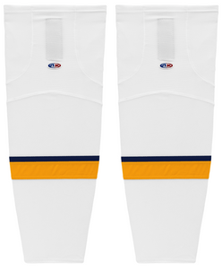 Athletic Knit (AK) HS2100-676 2017 Nashville Predators White Mesh Ice Hockey Socks