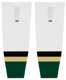 Athletic Knit (AK) HS2100-793 New Texas (Dallas) Stars White Mesh Ice Hockey Socks
