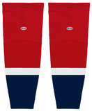 Athletic Knit (AK) HS2100-808 2013 Washington Capitals Red Mesh Ice Hockey Socks