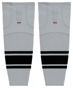 Athletic Knit (AK) HS2100-822 Grey/Black Mesh Ice Hockey Socks