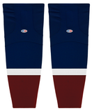 Athletic Knit (AK) HS2100-844 2015 Colorado Avalanche Third Navy Mesh Ice Hockey Socks