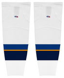 Athletic Knit (AK) HS2100-847 2011 St. Louis Blues White Mesh Ice Hockey Socks