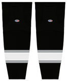 Athletic Knit (AK) HS2100-941 Ontario Reign Black Mesh Ice Hockey Socks