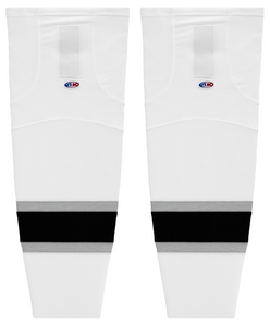 Athletic Knit (AK) HS2100-942 Ontario Reign White Mesh Ice Hockey Socks