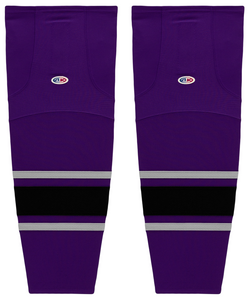 Athletic Knit (AK) HS2100-953 New Los Angeles Kings Third Purple Mesh Ice Hockey Socks