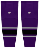 Athletic Knit (AK) HS2100-953 New Los Angeles Kings Third Purple Mesh Ice Hockey Socks