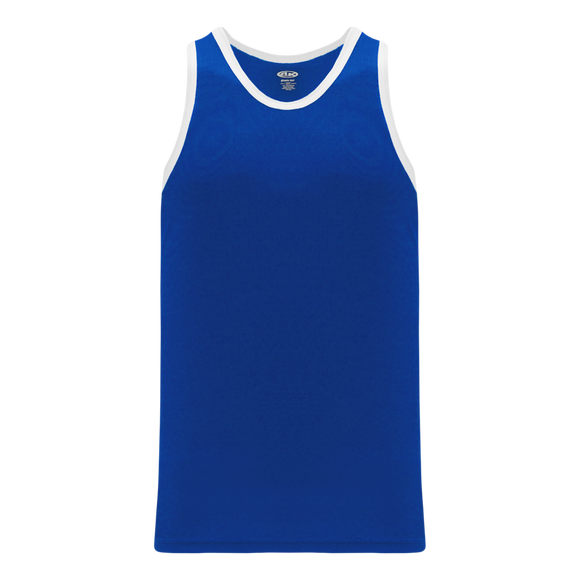 Athletic Knit (AK) B1325Y-206 Youth Royal Blue/White League Basketball Jersey