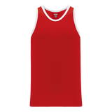 Athletic Knit (AK) B1325L-208 Ladies Red/White League Basketball Jersey