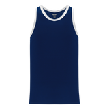 Athletic Knit (AK) B1325Y-216 Youth Navy/White League Basketball Jersey