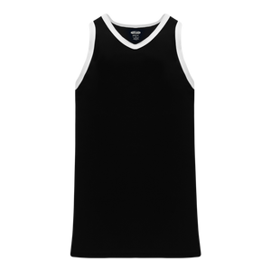 Athletic Knit (AK) B1325M-221 Mens Black/White League Basketball Jersey