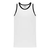 Athletic Knit (AK) B1325Y-222 Youth White/Black League Basketball Jersey