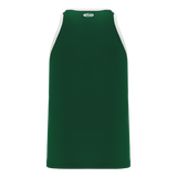 Athletic Knit (AK) B1325M-260 Mens Dark Green/White League Basketball Jersey