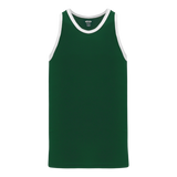 Athletic Knit (AK) B1325L-260 Ladies Dark Green/White League Basketball Jersey