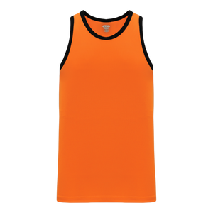 Athletic Knit (AK) B1325M-263 Mens Orange/Black League Basketball Jersey
