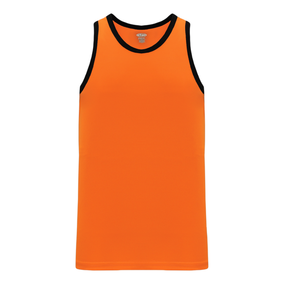 Athletic Knit (AK) B1325M-263 Mens Orange/Black League Basketball Jersey