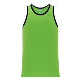 Athletic Knit (AK) B1325L-269 Ladies Lime Green/Black League Basketball Jersey