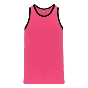 Athletic Knit (AK) B1325L-276 Ladies Pink/Black League Basketball Jersey