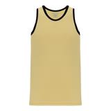 Athletic Knit (AK) B1325M-282 Mens Vegas Gold/Black League Basketball Jersey