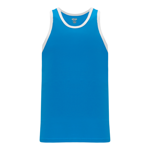 Athletic Knit (AK) B1325M-289 Mens Pro Blue/White League Basketball Jersey