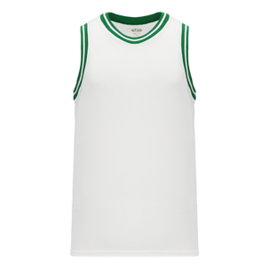 Athletic Knit (AK) B1710A-211 Adult Boston Celtics White Pro Basketball Jersey