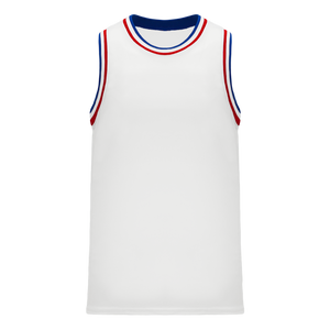 Athletic Knit (AK) B1710Y-335 Youth Detroit Pistons White Pro Basketball Jersey