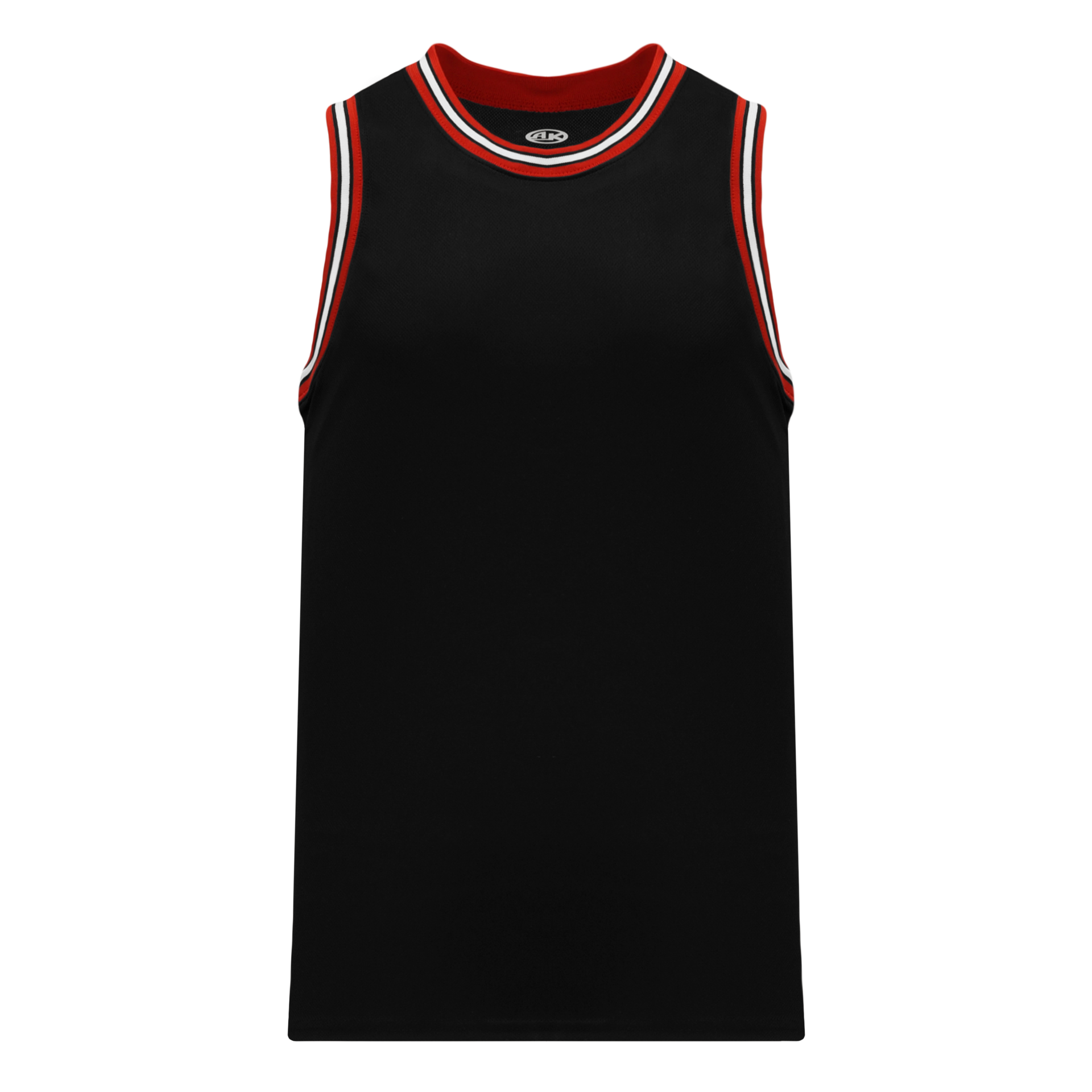 Athletic Knit (AK) B1710A-348 Adult Chicago Bulls Black Pro Basketball Jersey Medium