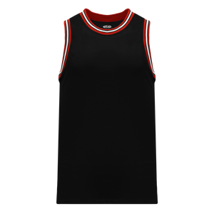 Athletic Knit (AK) B1710Y-348 Youth Chicago Bulls Black Pro Basketball Jersey