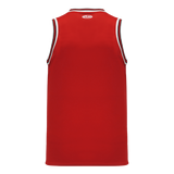 Athletic Knit (AK) B1710A-414 Adult Chicago Bulls Red Pro Basketball Jersey