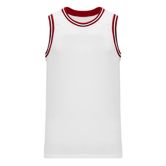 Athletic Knit (AK) B1710Y-415 Youth Chicago Bulls White Pro Basketball Jersey