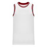 Athletic Knit (AK) B1710A-415 Adult Chicago Bulls White Pro Basketball Jersey