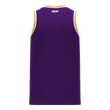 Athletic Knit (AK) B1710A-441 Adult LA Lakers Purple Pro Basketball Jersey