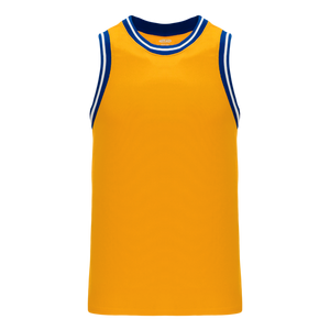 Athletic Knit (AK) B1710Y-451 Youth Golden State Warriors Gold Pro Basketball Jersey