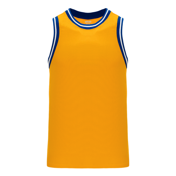 Athletic Knit (AK) B1710A-451 Adult Golden State Warriors Gold Pro Basketball Jersey