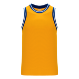 Athletic Knit (AK) B1710A-451 Adult Golden State Warriors Gold Pro Basketball Jersey