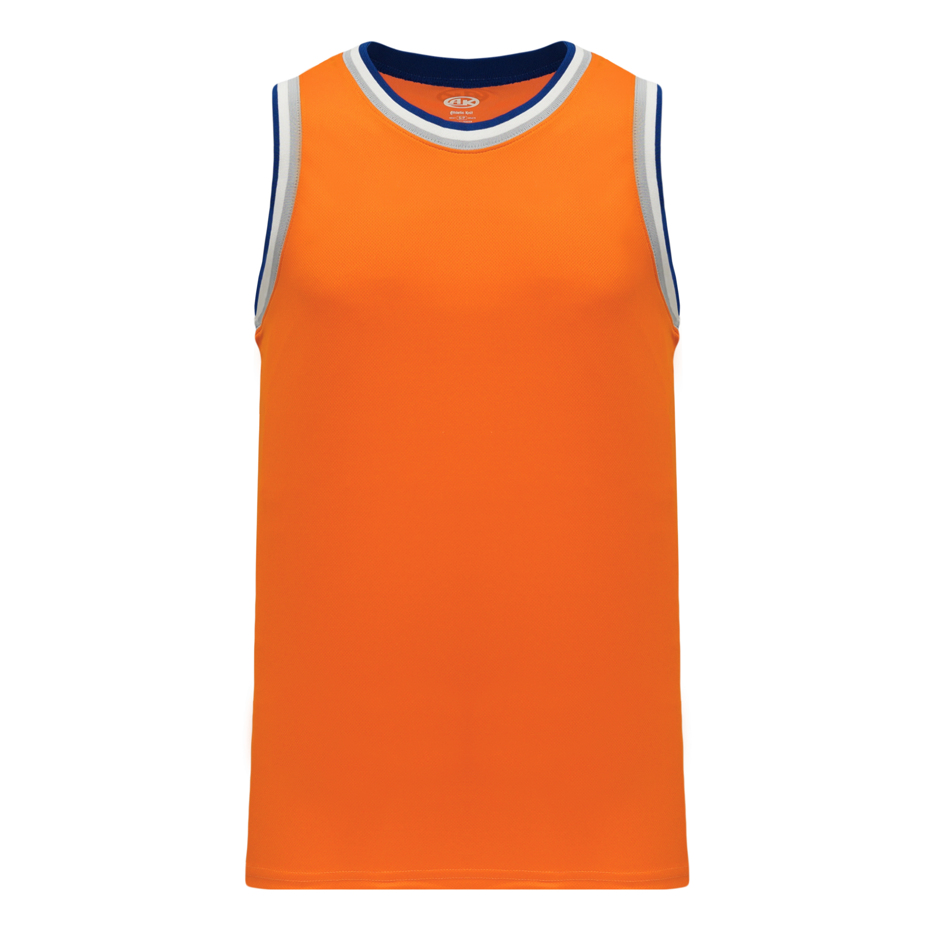 Athletic Knit (AK) B1710A-486 Adult New York Knicks Orange Pro Basketball Jersey Medium