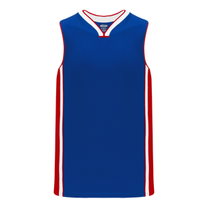 Athletic Knit (AK) B1715A-333 Adult Detroit Pistons Royal Blue Pro Basketball Jersey
