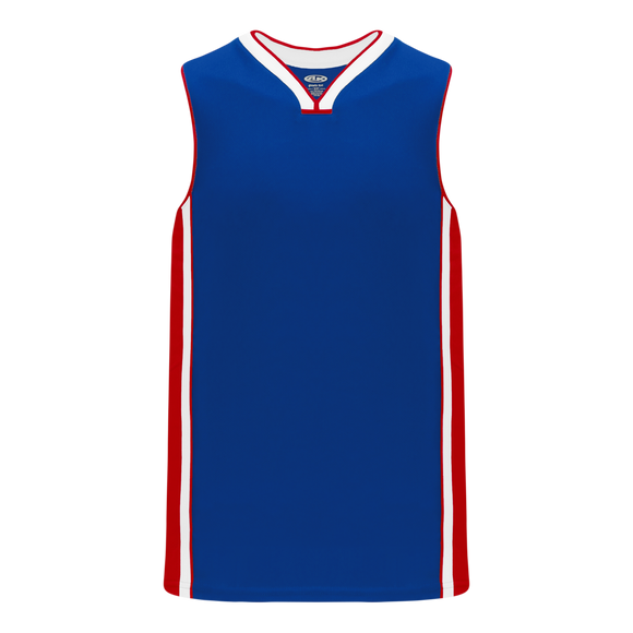Athletic Knit (AK) B1715Y-333 Youth Detroit Pistons Royal Blue Pro Basketball Jersey