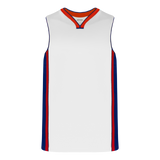 Athletic Knit (AK) B1715Y-335 Youth Detroit Pistons White Pro Basketball Jersey