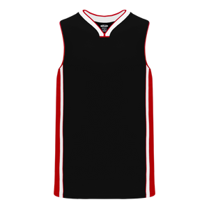 Athletic Knit (AK) B1715A-348 Adult Chicago Bulls Black Pro Basketball Jersey
