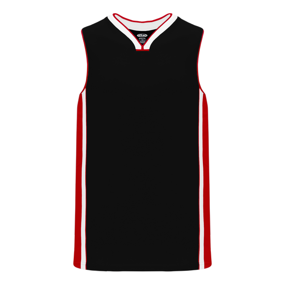 Athletic Knit (AK) B1715A-348 Adult Chicago Bulls Black Pro Basketball Jersey XXX-Large
