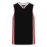 Athletic Knit (AK) B1715A-348 Adult Chicago Bulls Black Pro Basketball Jersey