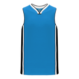 Athletic Knit (AK) B1715Y-444 Youth Pro Blue/Black/White Pro Basketball Jersey