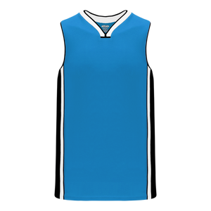 Athletic Knit (AK) B1715A-444 Adult Pro Blue/Black/White Pro Basketball Jersey