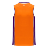 Athletic Knit (AK) B1715A-477 Adult Phoenix Suns Orange Pro Basketball Jersey